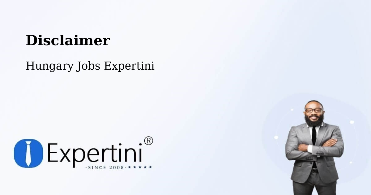 Disclaimer – Tabi Járás - Hungary Jobs Expertini
